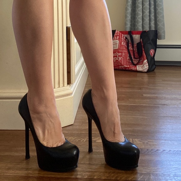 Yves Saint Laurent- YSL black pumps - Picture 3 of 6
